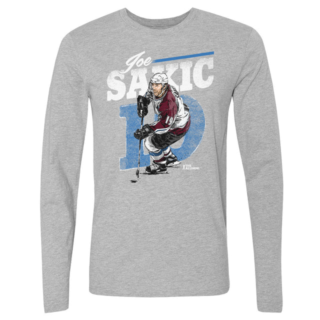 Joe Sakic Men's Long Sleeve T-Shirt | 500 LEVEL