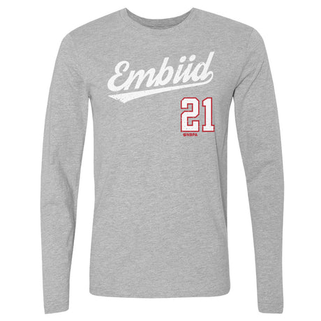 Joel Embiid Men's Long Sleeve T-Shirt | 500 LEVEL