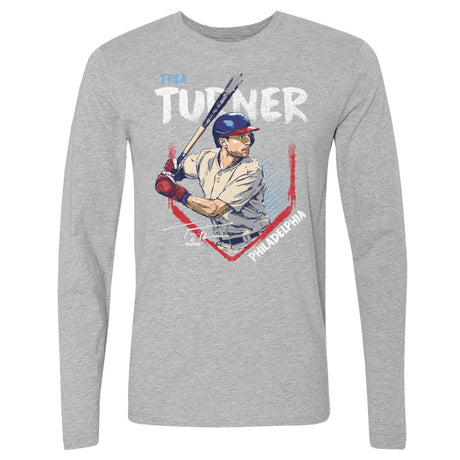 Trea Turner Men's Long Sleeve T-Shirt | 500 LEVEL