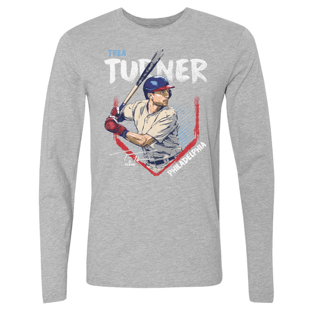 Trea Turner Men's Long Sleeve T-Shirt | 500 LEVEL
