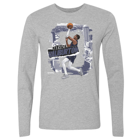 Tyrese Haliburton Men's Long Sleeve T-Shirt | 500 LEVEL