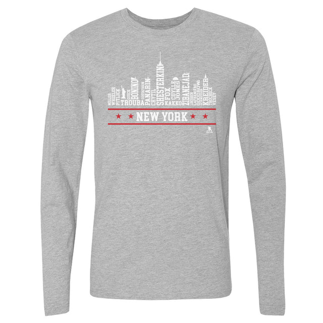 New York Men's Long Sleeve T-Shirt | 500 LEVEL