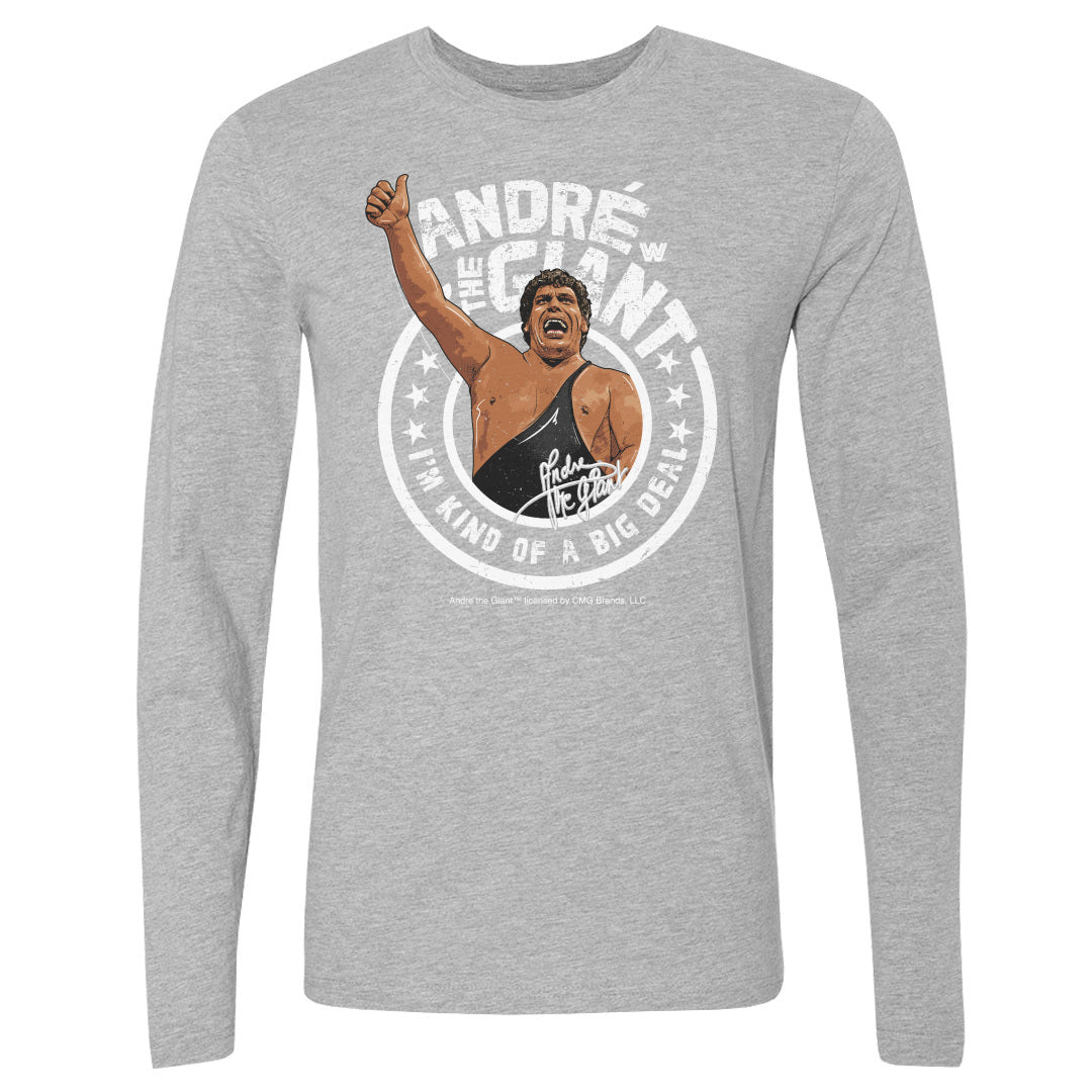 Andre The Giant Men's Long Sleeve T-Shirt | 500 LEVEL