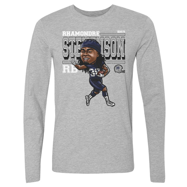 Rhamondre Stevenson Men's Long Sleeve T-Shirt | 500 LEVEL