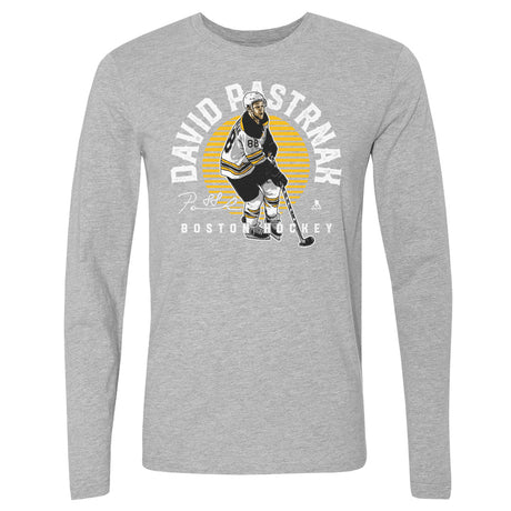 David Pastrnak Men's Long Sleeve T-Shirt | 500 LEVEL