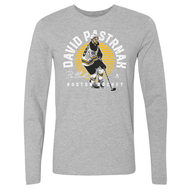 David Pastrnak Men's Long Sleeve T-Shirt | 500 LEVEL