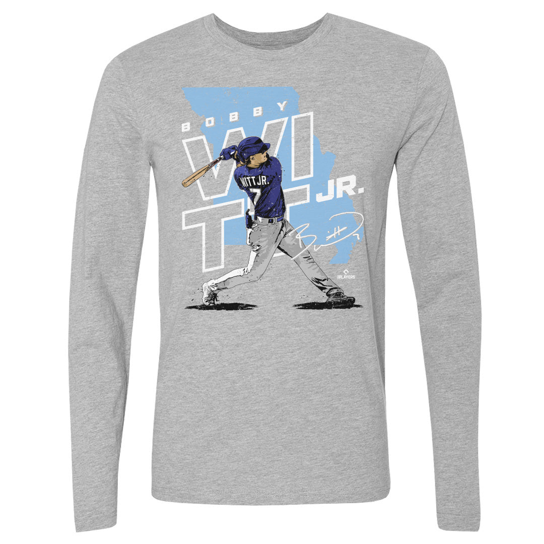 Bobby Witt Jr. Men's Long Sleeve T-Shirt | 500 LEVEL