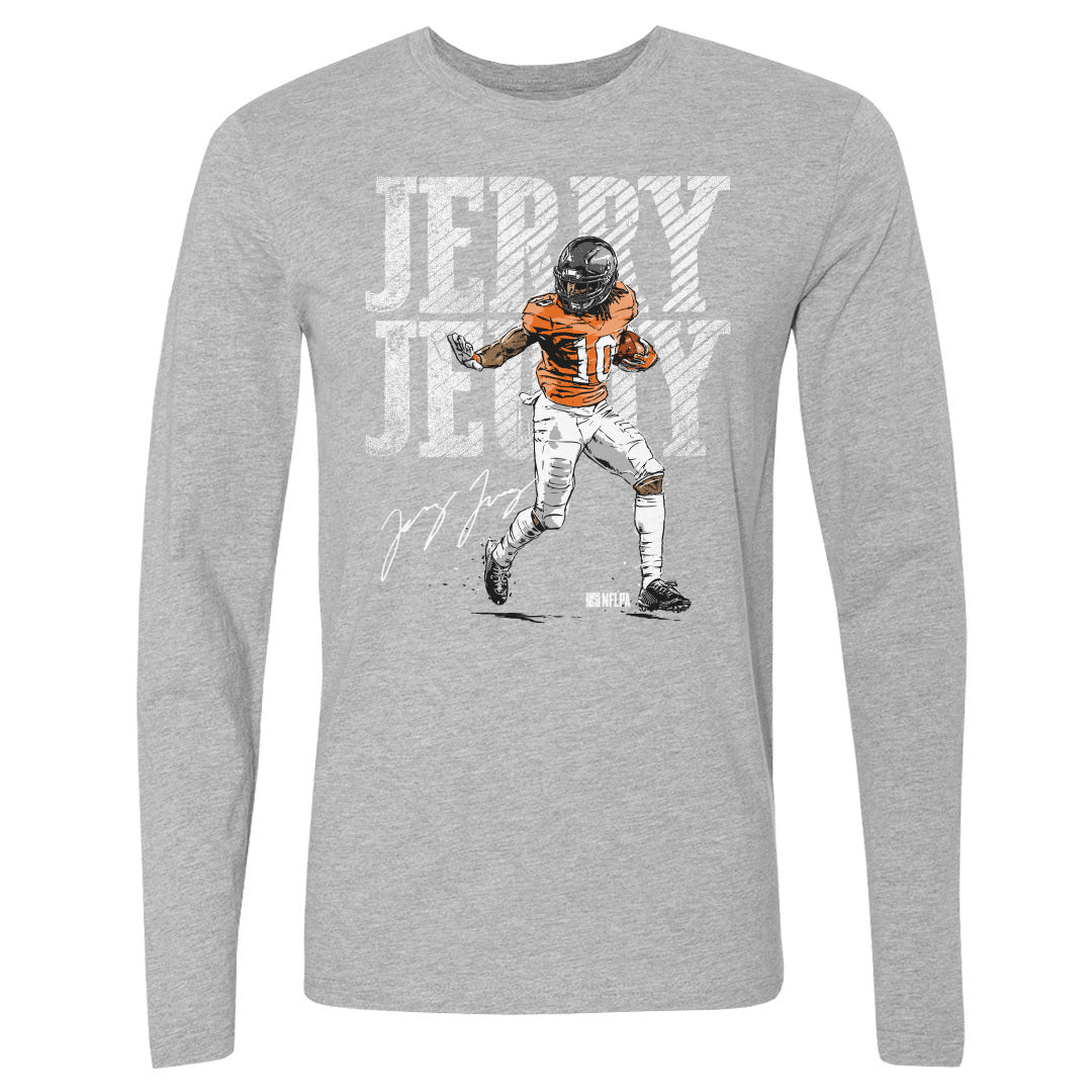 Jerry Jeudy Men&#39;s Long Sleeve T-Shirt | 500 LEVEL