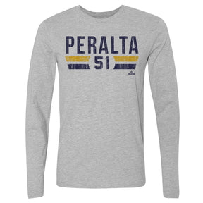 Freddy Peralta Men's Long Sleeve T-Shirt | 500 LEVEL