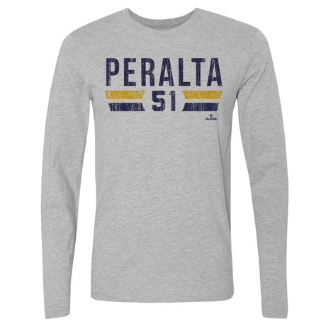 Freddy Peralta Men's Long Sleeve T-Shirt | 500 LEVEL