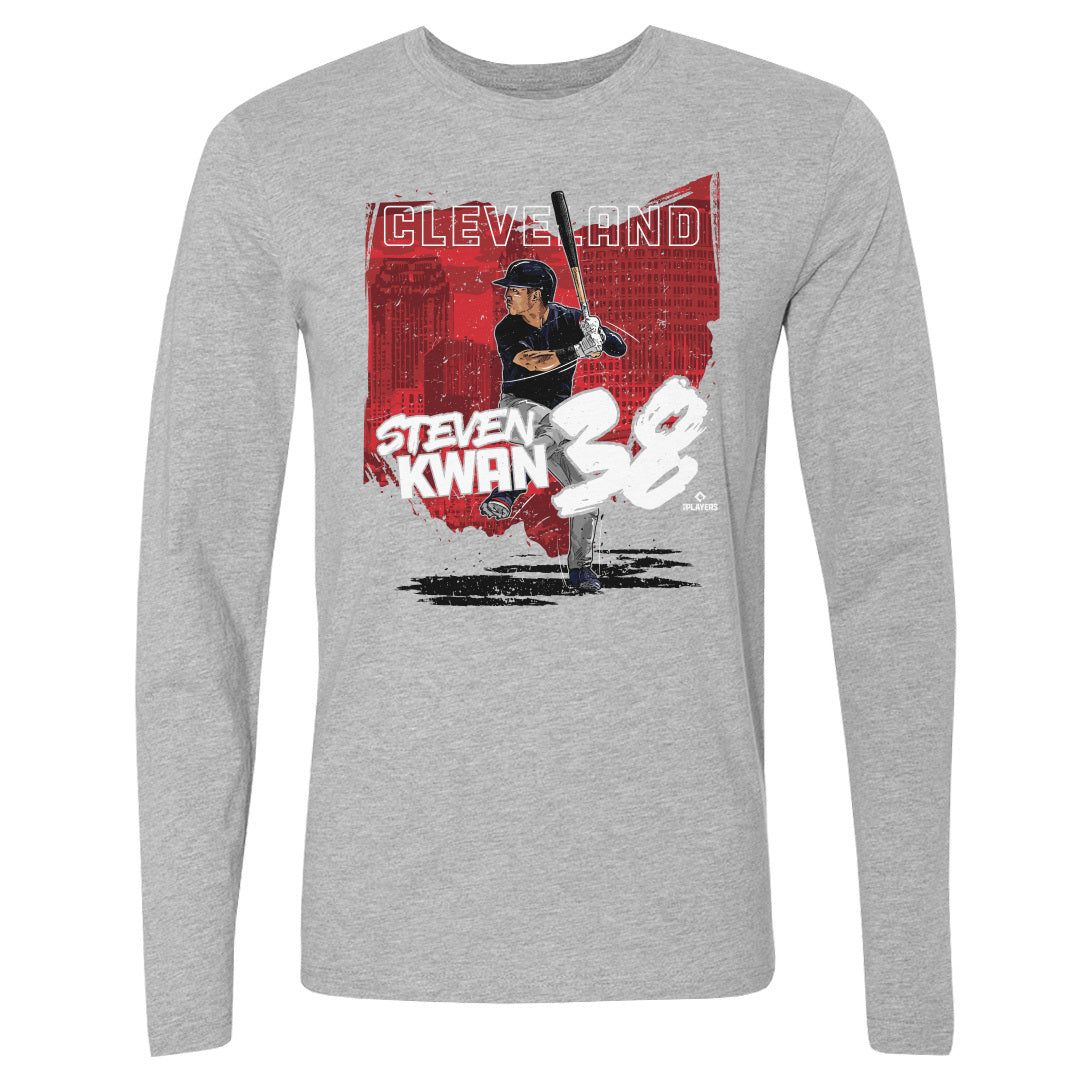 Steven Kwan Men's Long Sleeve T-Shirt | 500 LEVEL