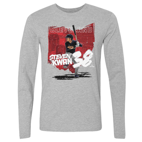 Steven Kwan Men's Long Sleeve T-Shirt | 500 LEVEL