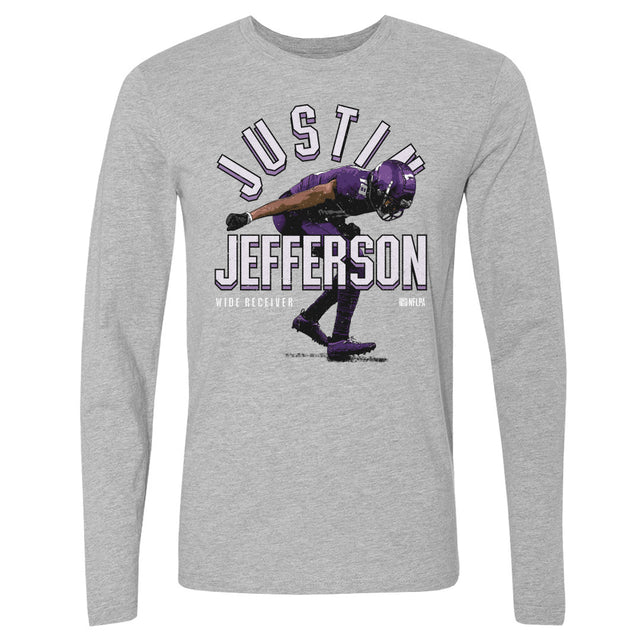 Justin Jefferson Men's Long Sleeve T-Shirt | 500 LEVEL