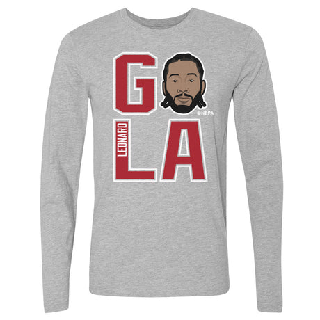 Kawhi Leonard Men's Long Sleeve T-Shirt | 500 LEVEL