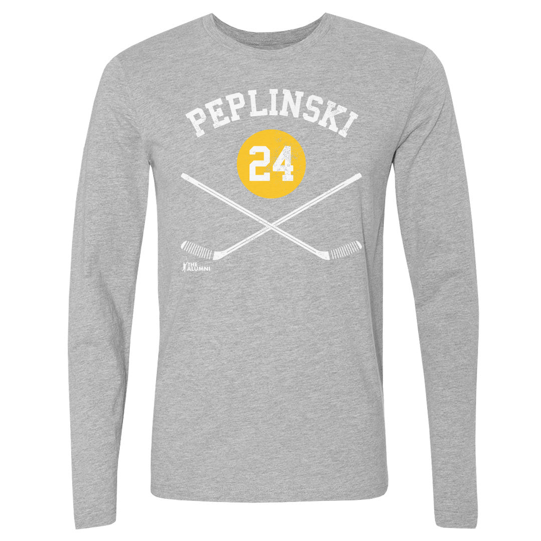 Jim Peplinski Men's Long Sleeve T-Shirt | 500 LEVEL