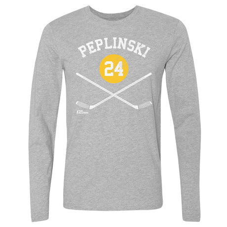 Jim Peplinski Men's Long Sleeve T-Shirt | 500 LEVEL