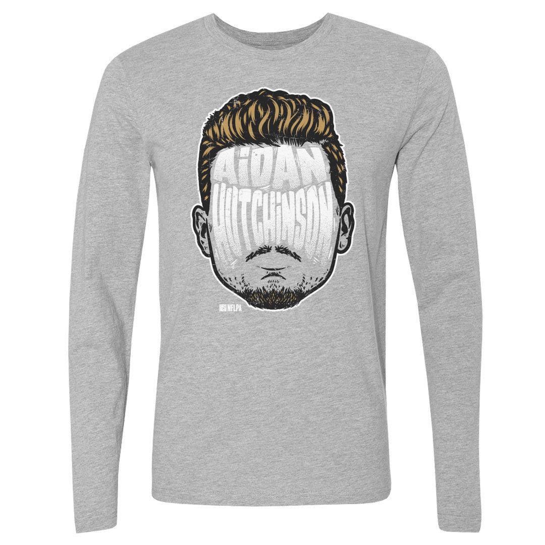 Aidan Hutchinson Men's Long Sleeve T-Shirt | 500 LEVEL