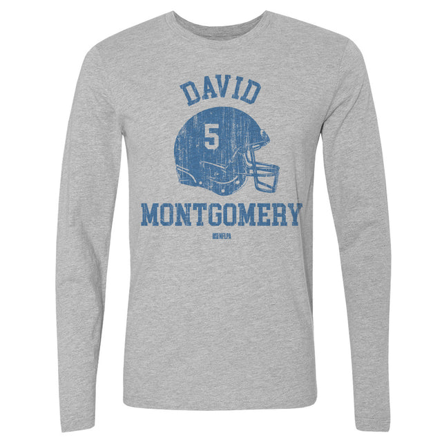 David Montgomery Men's Long Sleeve T-Shirt | 500 LEVEL
