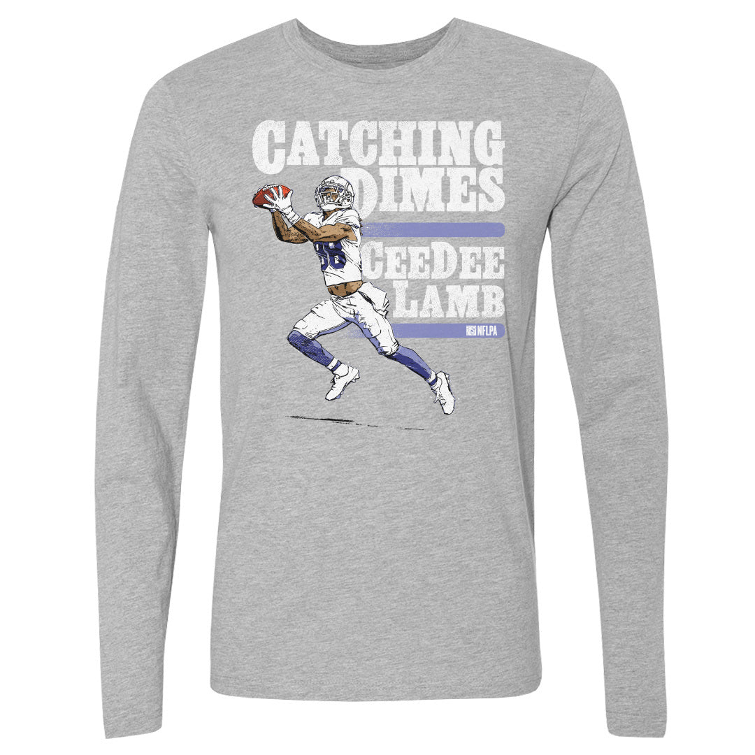 CeeDee Lamb Men's Long Sleeve T-Shirt | 500 LEVEL