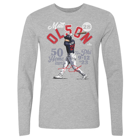 Matt Olson Men's Long Sleeve T-Shirt | 500 LEVEL