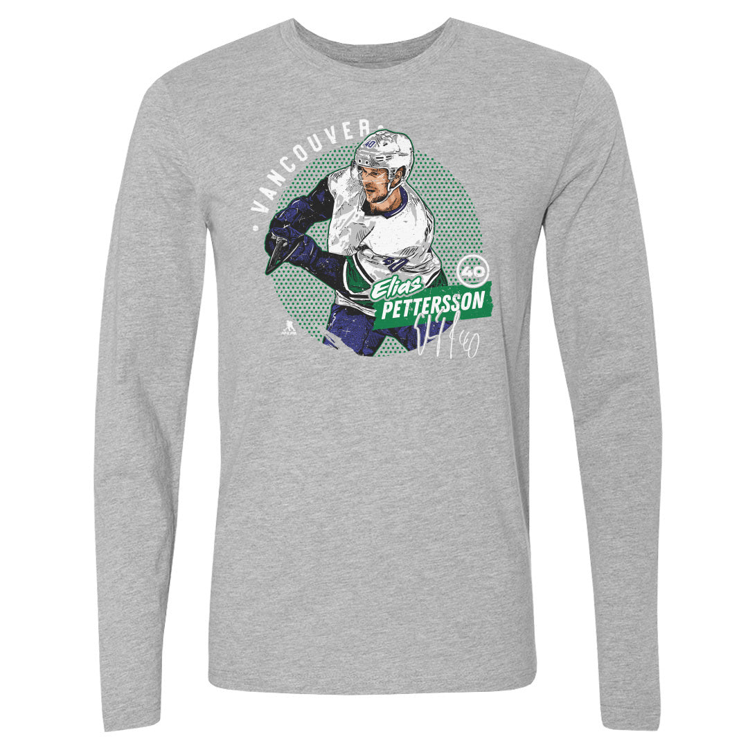 Elias Pettersson Men's Long Sleeve T-Shirt | 500 LEVEL