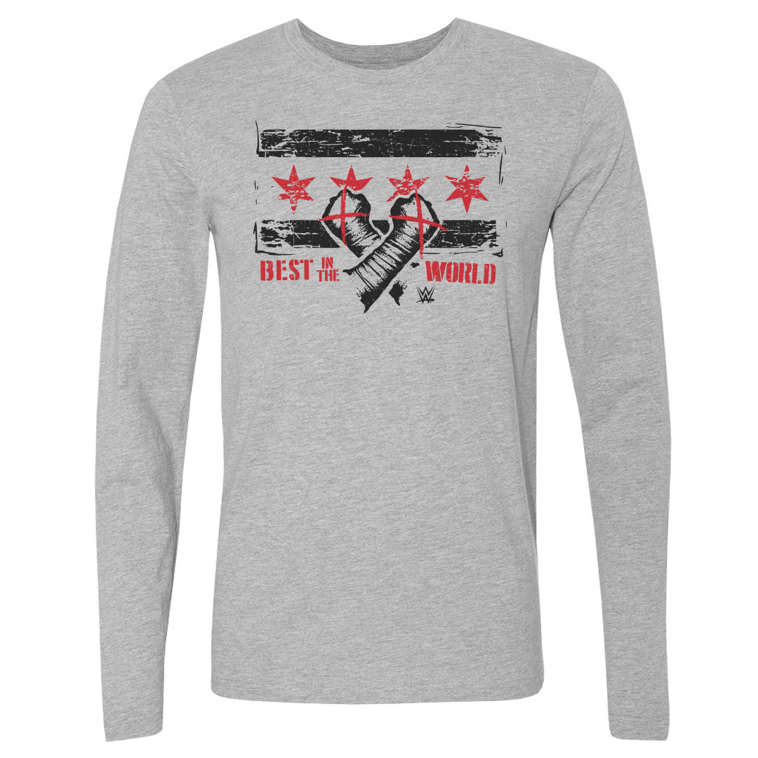 CM Punk Men's Long Sleeve T-Shirt | 500 LEVEL