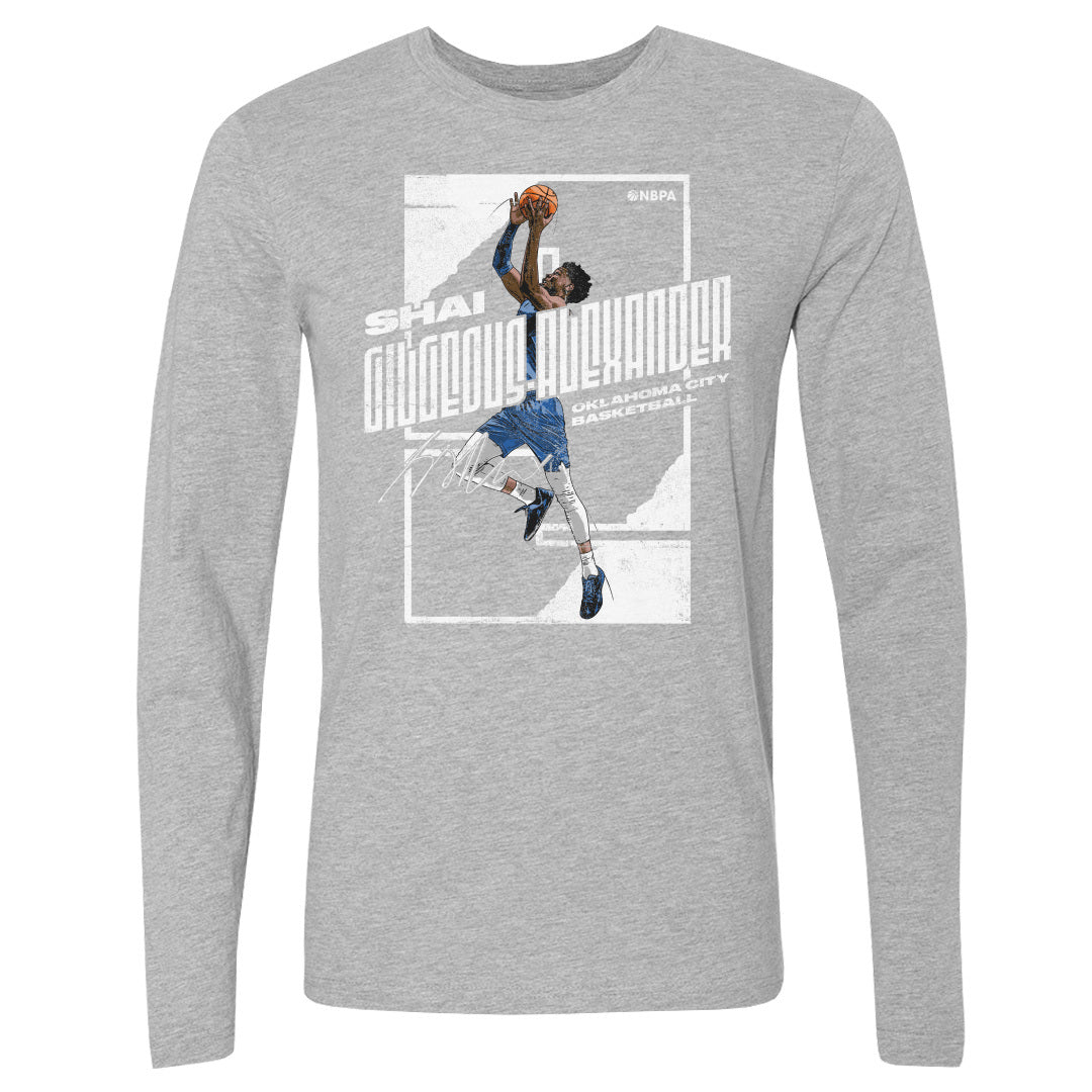Shai Gilgeous-Alexander Men's Long Sleeve T-Shirt | 500 LEVEL