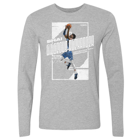 Shai Gilgeous-Alexander Men's Long Sleeve T-Shirt | 500 LEVEL