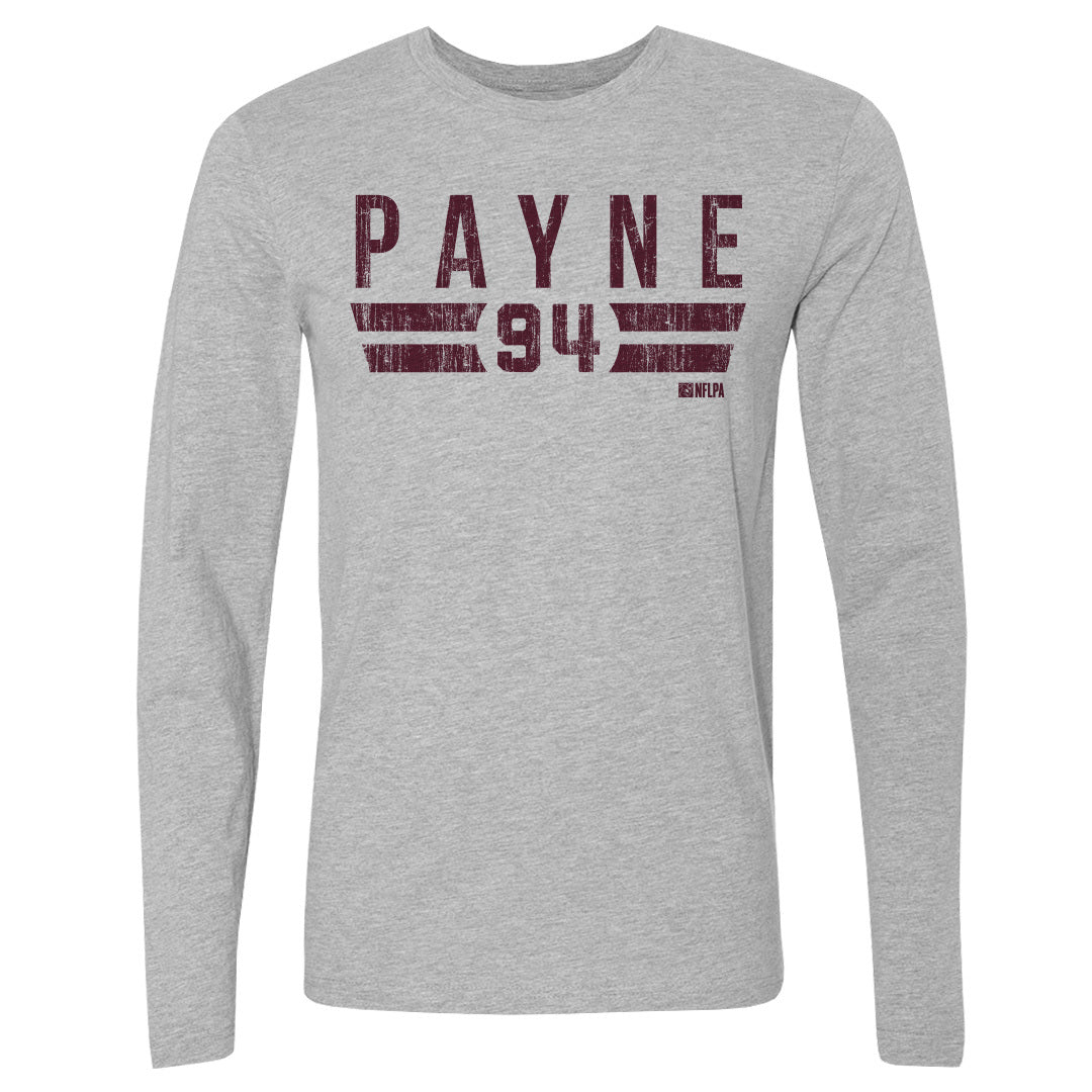 Daron Payne Men&#39;s Long Sleeve T-Shirt | 500 LEVEL