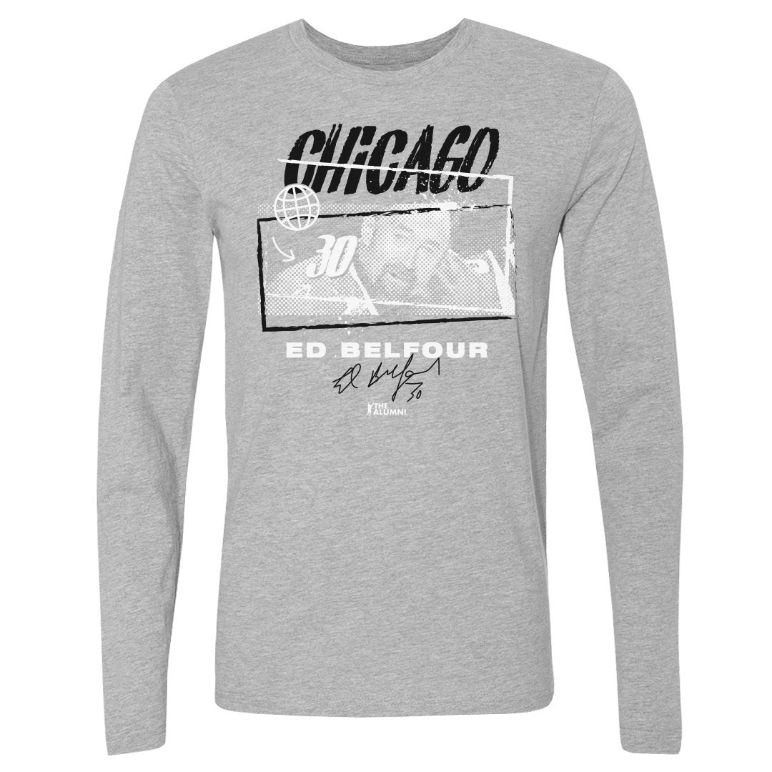 Ed Belfour Men's Long Sleeve T-Shirt | 500 LEVEL