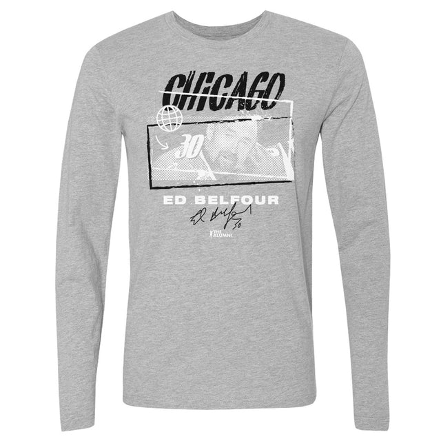 Ed Belfour Men's Long Sleeve T-Shirt | 500 LEVEL