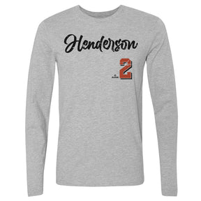 Gunnar Henderson Men's Long Sleeve T-Shirt | 500 LEVEL