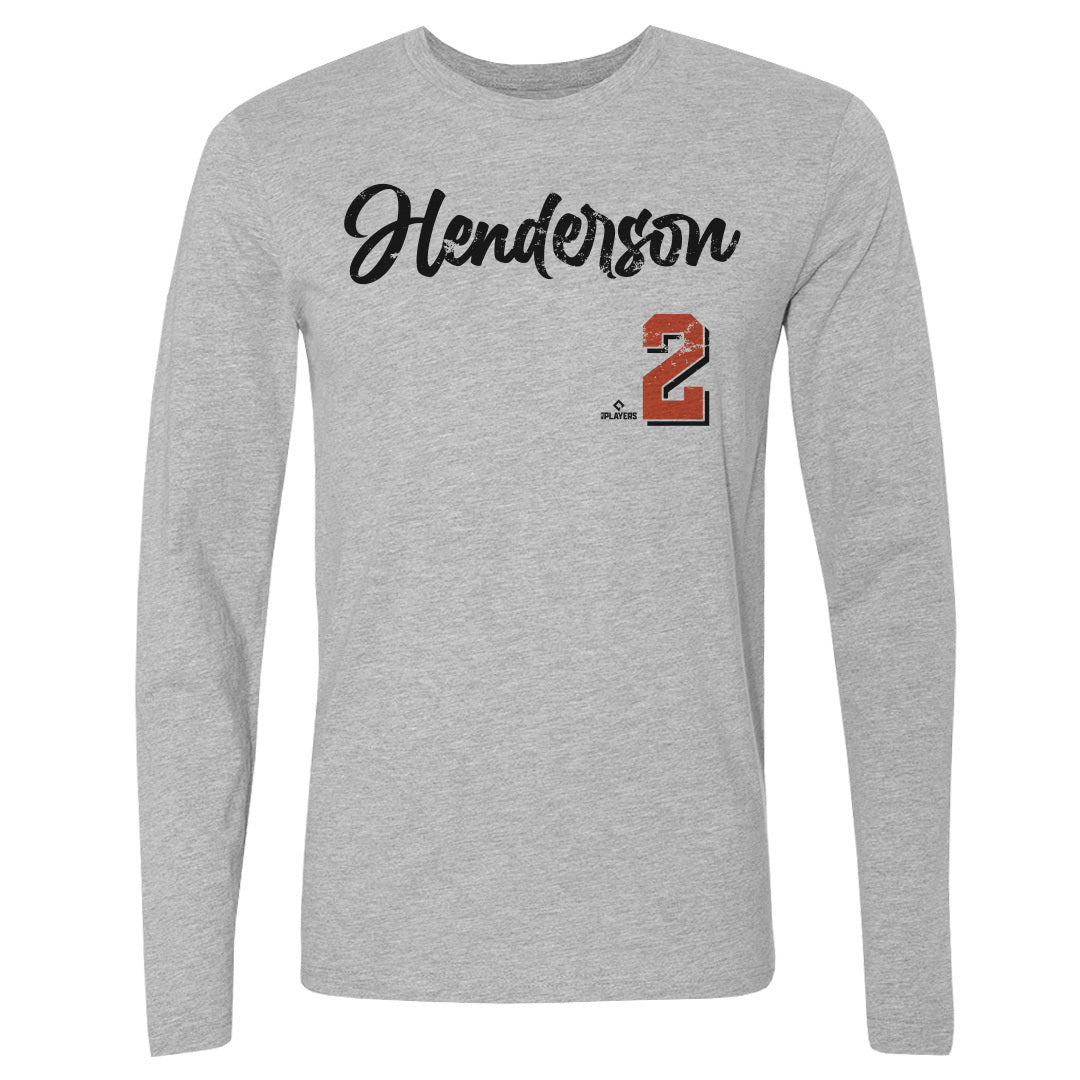 Gunnar Henderson Men&#39;s Long Sleeve T-Shirt | 500 LEVEL