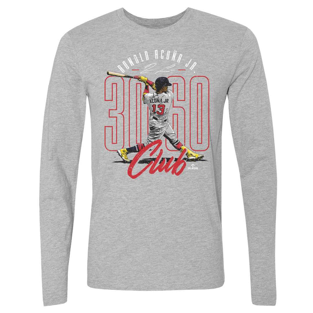 Ronald Acuna Jr. Men's Long Sleeve T-Shirt | 500 LEVEL