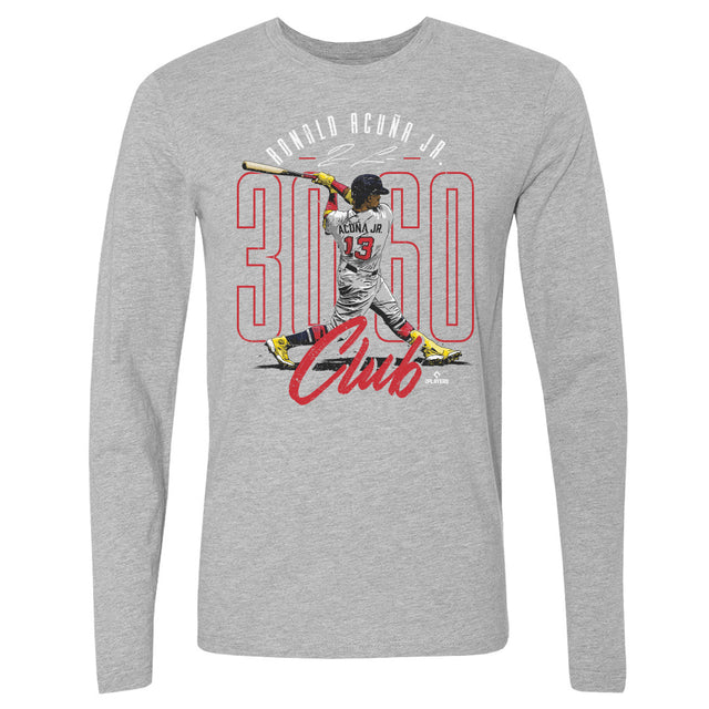 Ronald Acuna Jr. Men's Long Sleeve T-Shirt | 500 LEVEL