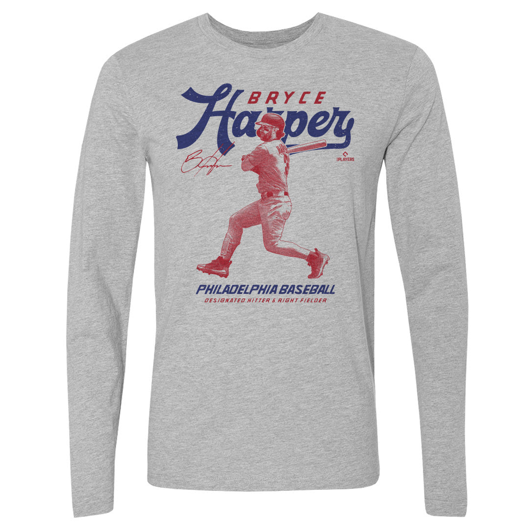 Bryce Harper Men's Long Sleeve T-Shirt | 500 LEVEL