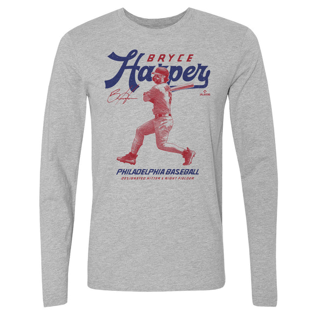 Bryce Harper Men's Long Sleeve T-Shirt | 500 LEVEL