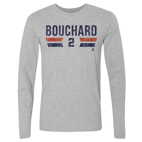 Evan Bouchard Men's Long Sleeve T-Shirt | 500 LEVEL