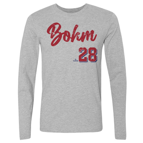 Alec Bohm Men's Long Sleeve T-Shirt | 500 LEVEL