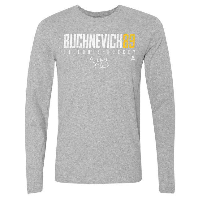 Pavel Buchnevich Men's Long Sleeve T-Shirt | 500 LEVEL