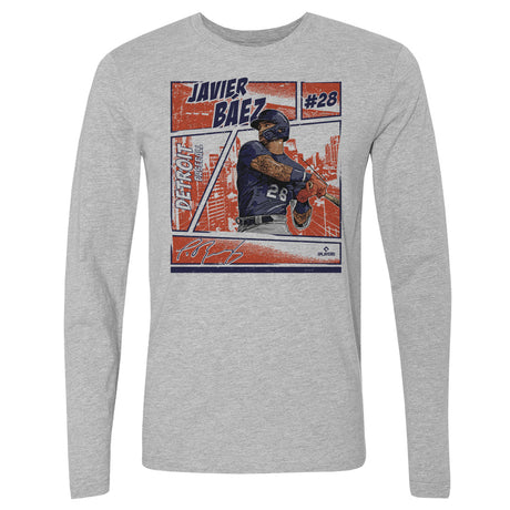 Javier Baez Men's Long Sleeve T-Shirt | 500 LEVEL