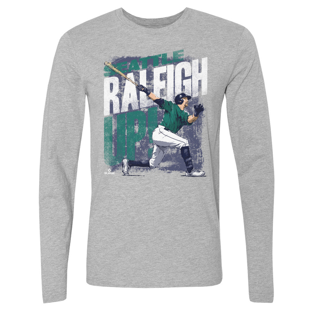 Cal Raleigh Men&#39;s Long Sleeve T-Shirt | 500 LEVEL