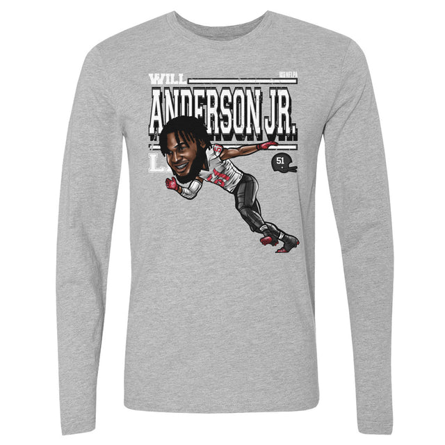 Will Anderson Jr. Men's Long Sleeve T-Shirt | 500 LEVEL