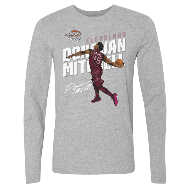 Donovan Mitchell Men's Long Sleeve T-Shirt | 500 LEVEL
