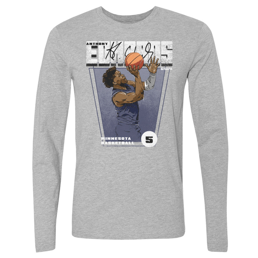 Anthony Edwards Men's Long Sleeve T-Shirt | 500 LEVEL