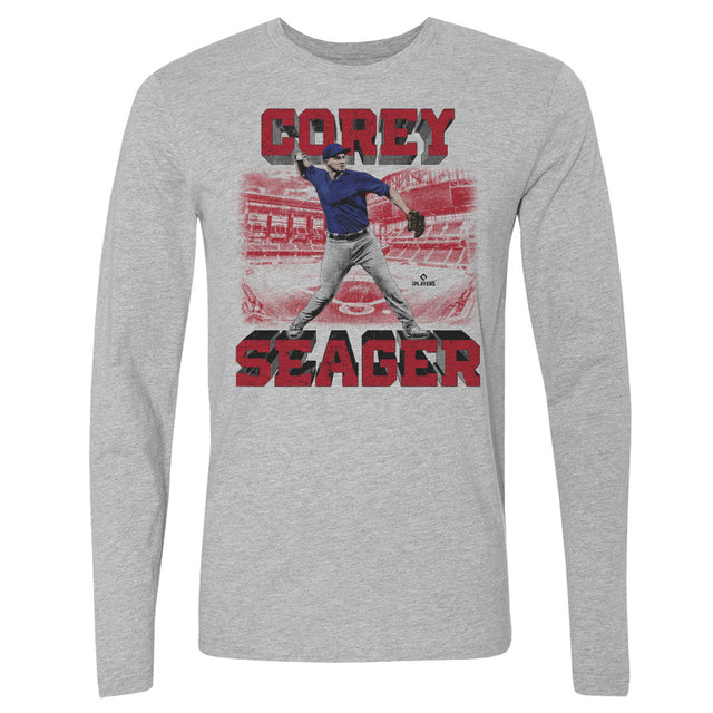 Corey Seager Men's Long Sleeve T-Shirt | 500 LEVEL