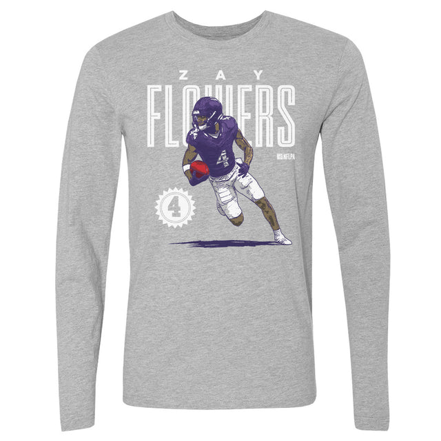 Zay Flowers Men's Long Sleeve T-Shirt | 500 LEVEL