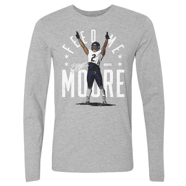 D.J. Moore Men's Long Sleeve T-Shirt | 500 LEVEL