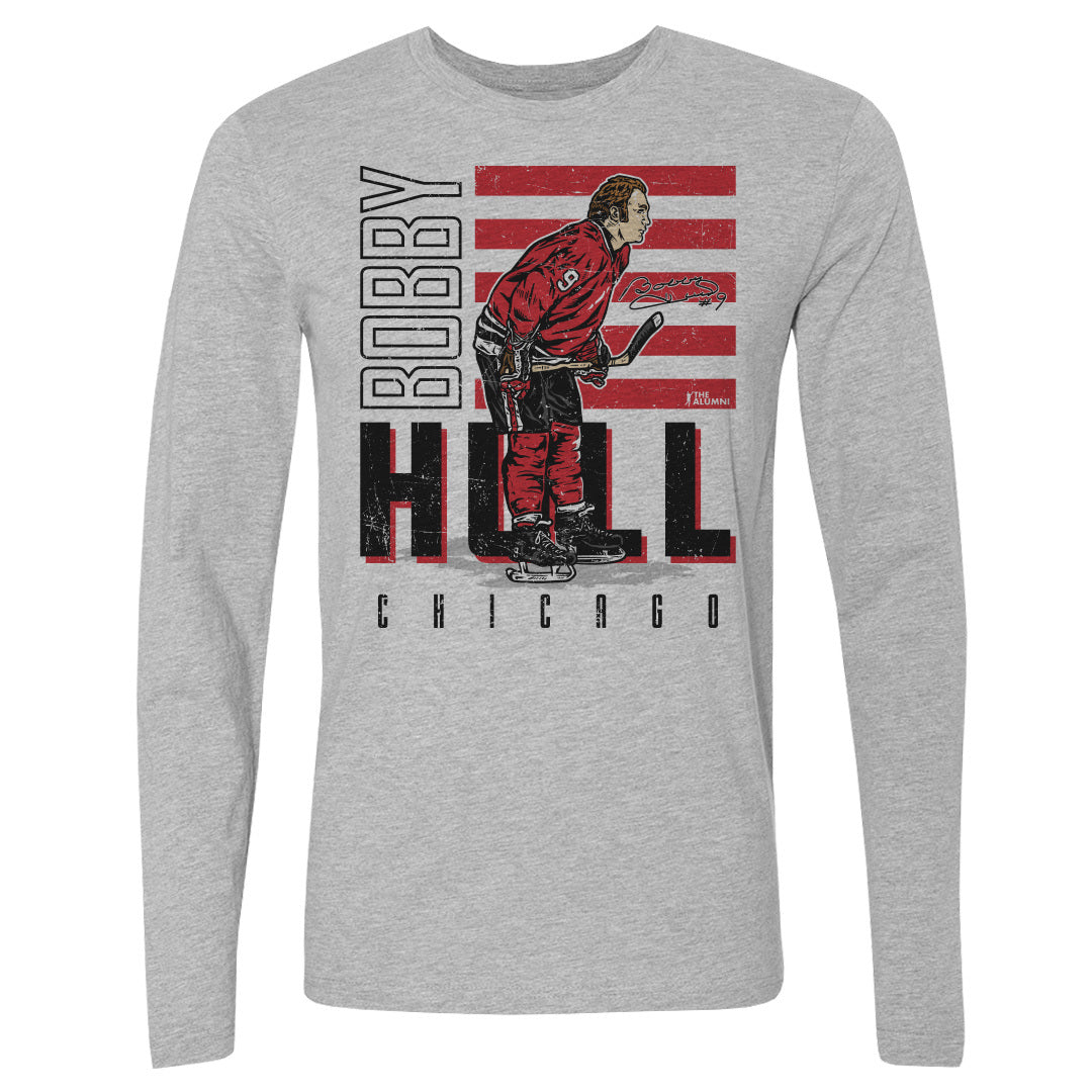Bobby Hull Men&#39;s Long Sleeve T-Shirt | 500 LEVEL