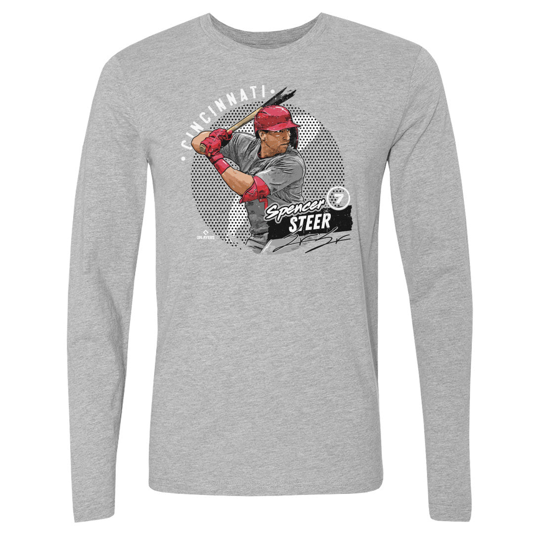 Spencer Steer Men's Long Sleeve T-Shirt | 500 LEVEL